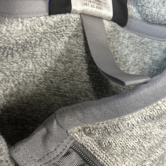 Patagonia Better Sweater Pullover Womens M Gray Fleece 1/4 Zip Pocket Outdoor - Picture 8 of 11